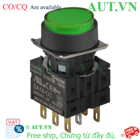 Ảnh của Công tắc nút nhấn Autonics S16PR-E3G2C24