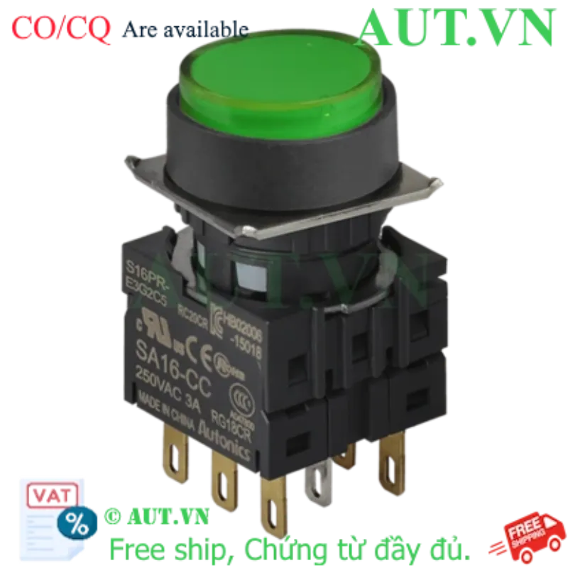 Ảnh của Công tắc nút nhấn Autonics S16PR-E3G2C24
