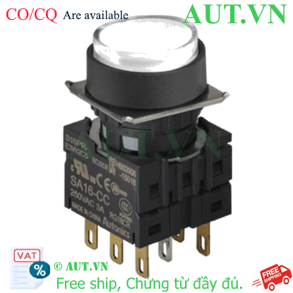 Ảnh của Công tắc nút nhấn Autonics S16PR-E3W2C12