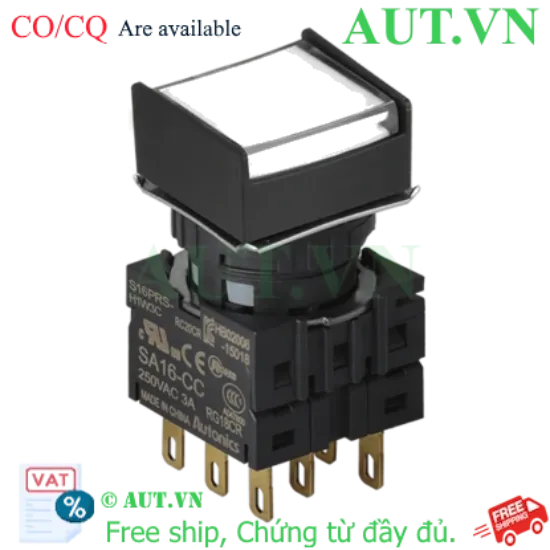 Ảnh của Công tắc nút nhấn Autonics S16PRS-H2W3C