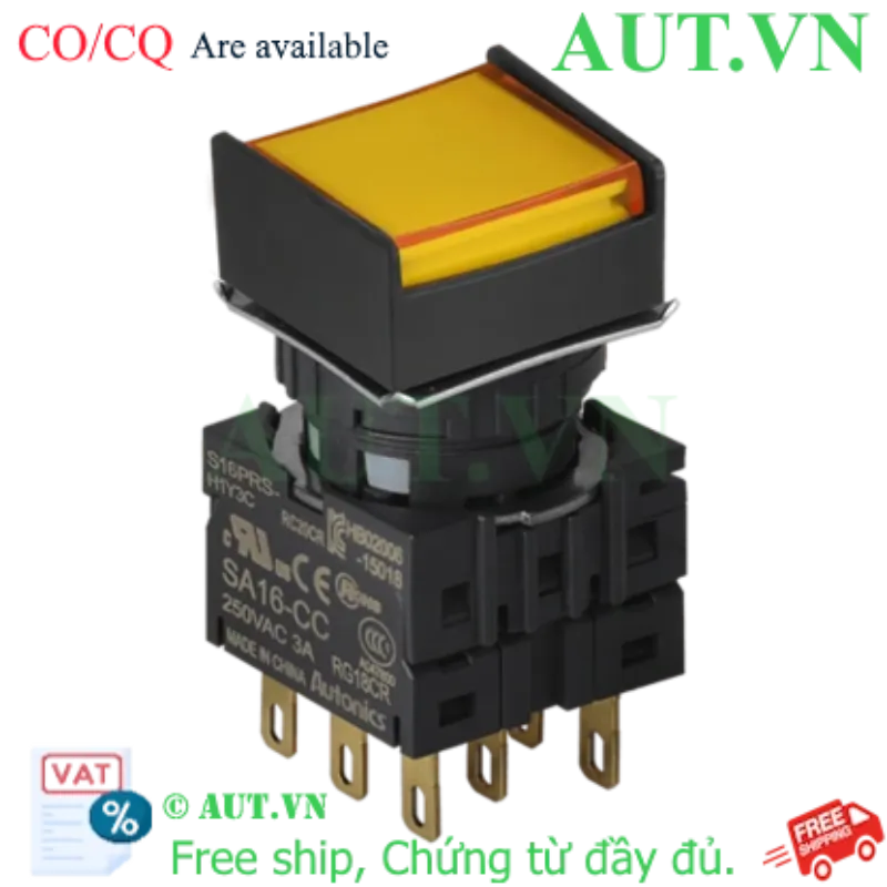 Ảnh của Công tắc nút nhấn Autonics S16PRS-H2Y3C