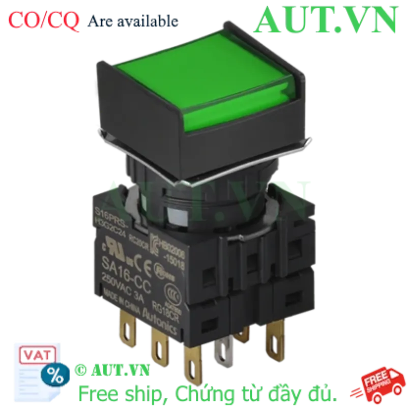 Ảnh của Công tắc nút nhấn Autonics S16PRS-H3G2C5