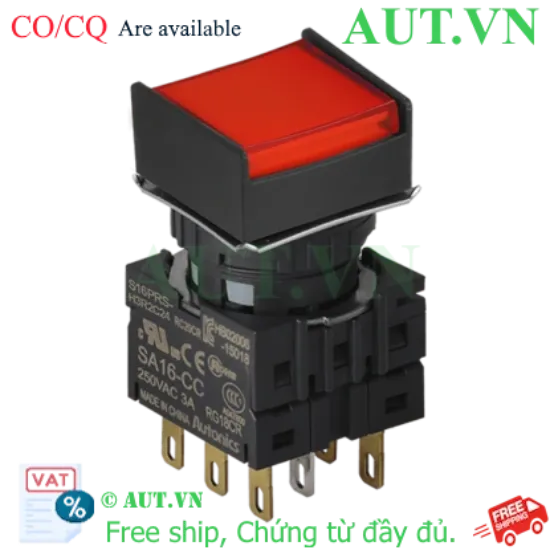 Ảnh của Công tắc nút nhấn Autonics S16PRS-H3R2C12