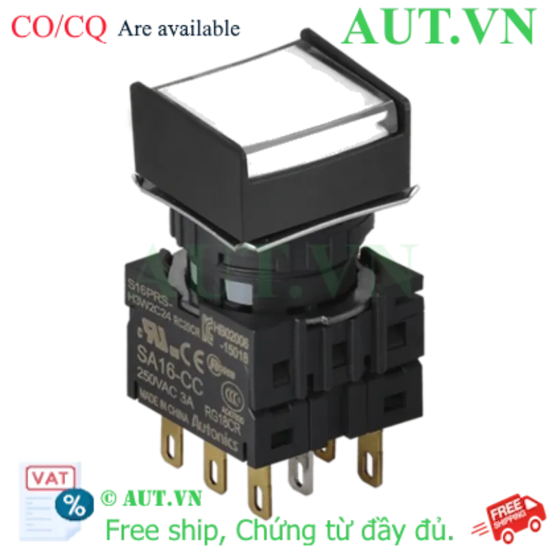 Ảnh của Công tắc nút nhấn Autonics S16PRS-H3W2C24