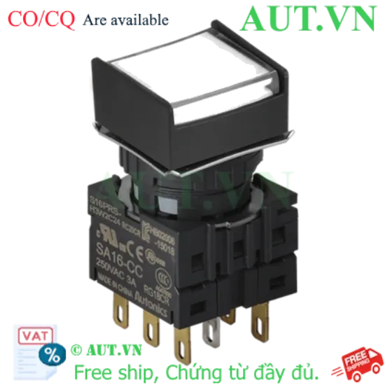 Ảnh của Công tắc nút nhấn Autonics S16PRS-H3W2C5