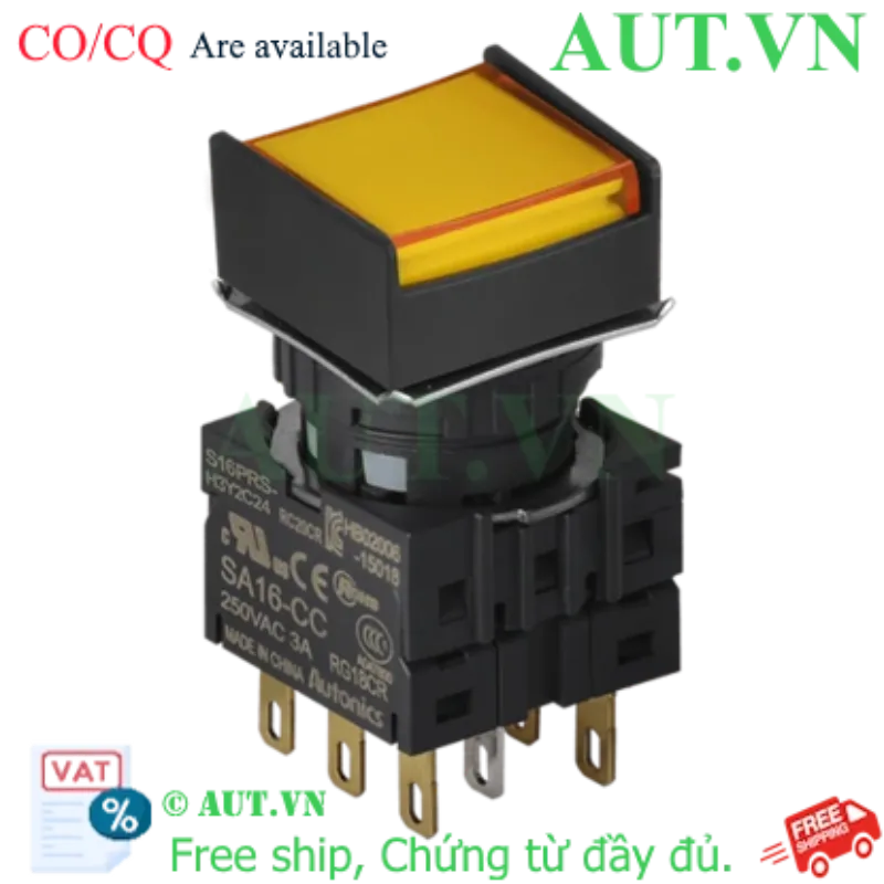 Ảnh của Công tắc nút nhấn Autonics S16PRS-H3Y2C12