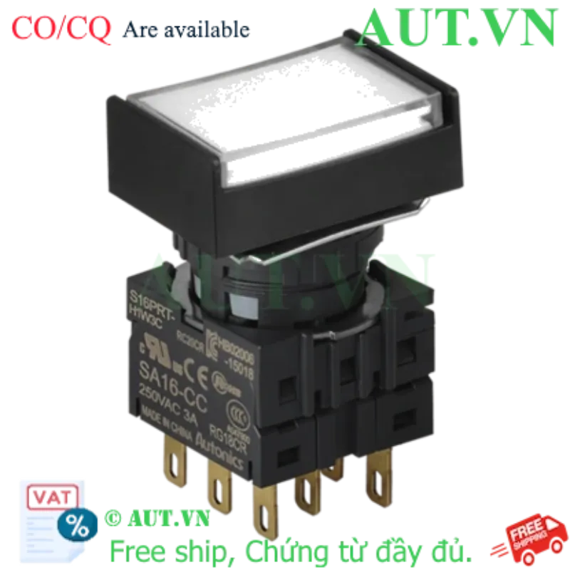 Ảnh của Công tắc nút nhấn Autonics S16PRT-H2W3C