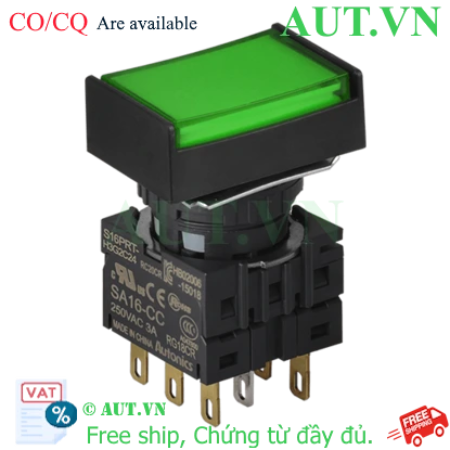 Ảnh của Công tắc nút nhấn Autonics S16PRT-H3G2C12
