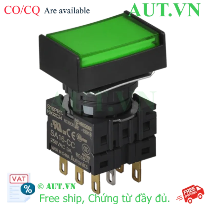 Ảnh của Công tắc nút nhấn Autonics S16PRT-H3G2C24