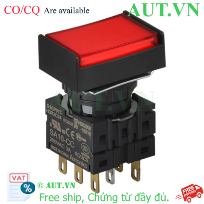 Ảnh của Công tắc nút nhấn Autonics S16PRT-H3R2C24