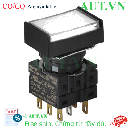 Ảnh của Công tắc nút nhấn Autonics S16PRT-H3W2C12
