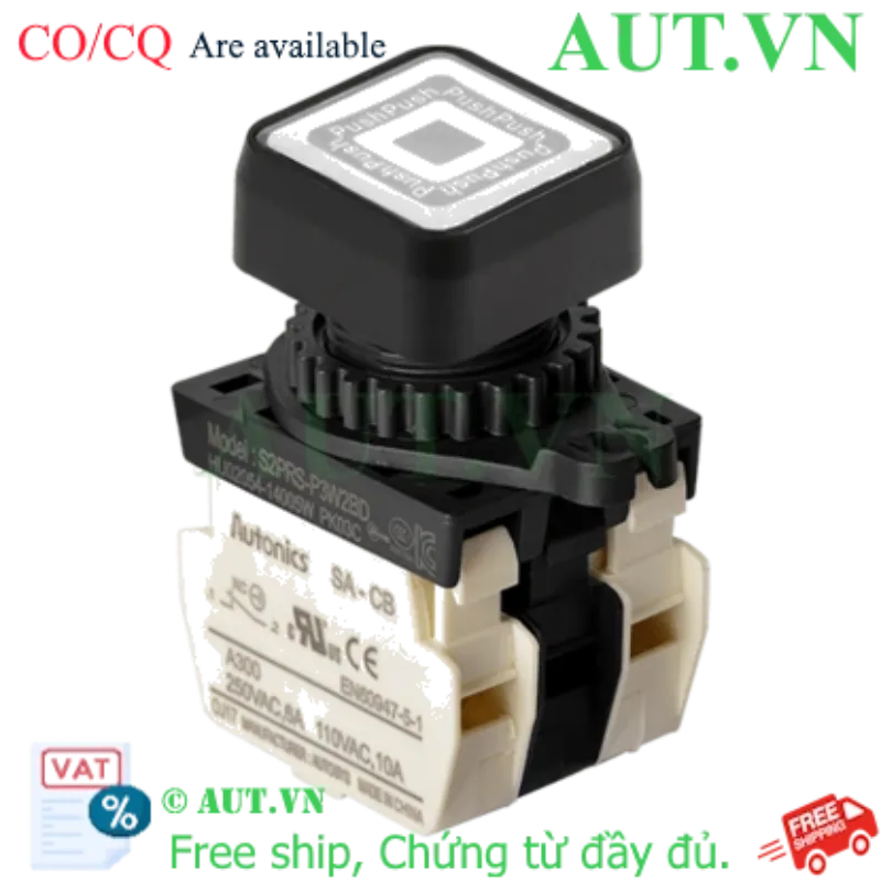 Ảnh của Công tắc nút nhấn Autonics S2PRS-P3W2BL