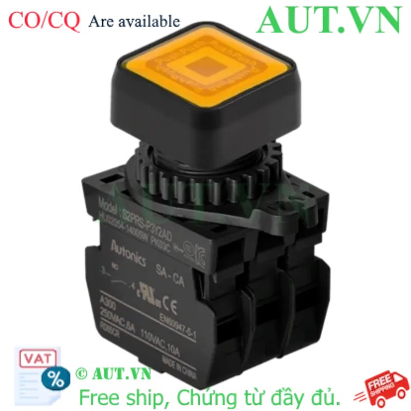 Ảnh của Công tắc nút nhấn Autonics S2PRS-P3Y2AL