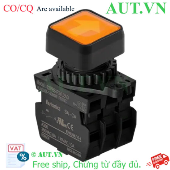 Ảnh của Công tắc nút nhấn Autonics S2PRS-P3YL2ALM