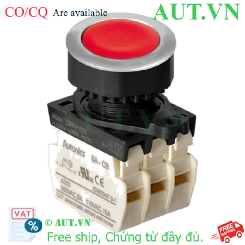 Ảnh của Công tắc nút nhấn Autonics S3PF-P1R3B