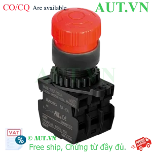 Ảnh của Nút Dừng Khẩn Cấp Autonics S2ER-E1R3A - 3 Tiếp Điểm NO, Nhấn Giữ Xoay Reset, Màu Đỏ | AUT VN