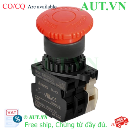 Ảnh của Nút Nhấn Autonics S2ER-E3R2AB Màu Đỏ | 2NO+1NC | Nhấn Giữ Xoay Reset