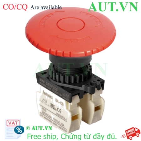 Ảnh của Công tắc nút nhấn Autonics S2ER-E5R2B - Màu Đỏ, 2NC, Nhấn Giữ Xoay Reset