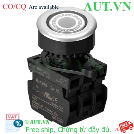 Ảnh của Công tắc nút nhấn Autonics S3PF-P3W2ADM