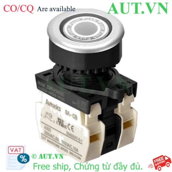 Ảnh của Công tắc nút nhấn Autonics S3PF-P3W2BD