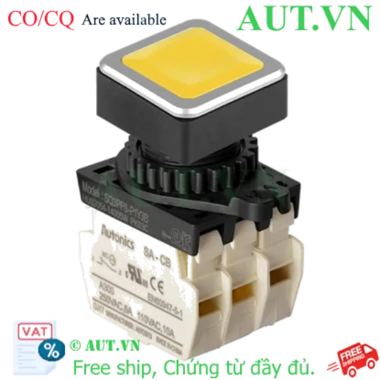 Ảnh của Công tắc nút nhấn Autonics SQ3PFS-P1Y3B