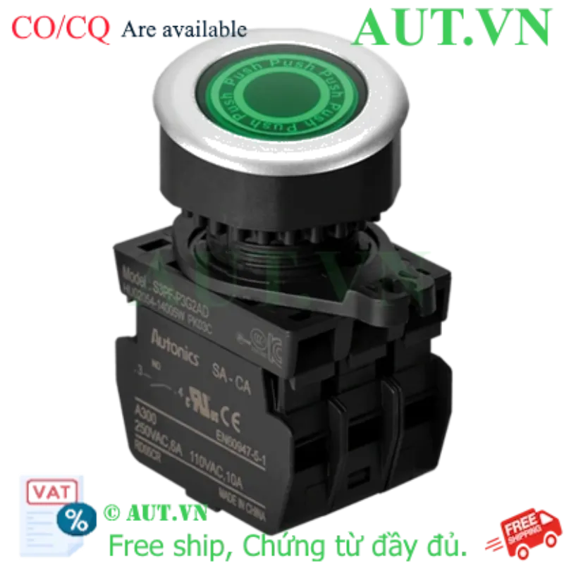 Ảnh của Công tắc nút nhấn Autonics S3PF-P3G2AL