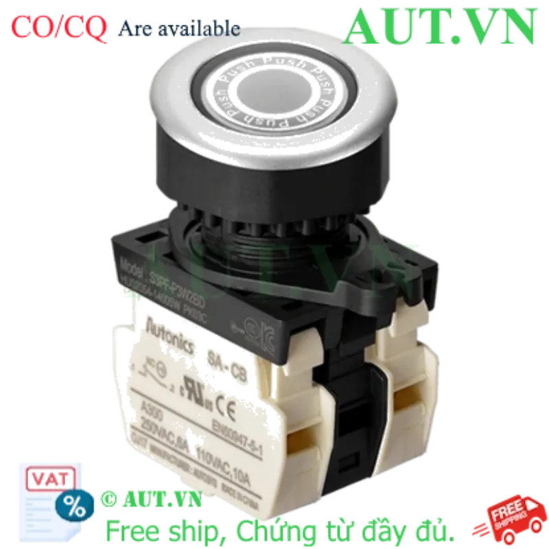 Ảnh của Công tắc nút nhấn Autonics S3PF-P3W2BL