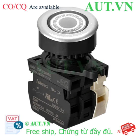 Ảnh của Công tắc nút nhấn Autonics S3PF-P3WABL