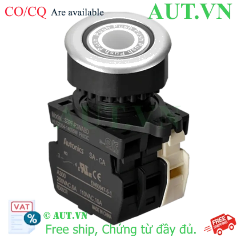 Ảnh của Công tắc nút nhấn Autonics S3PF-P3WABL