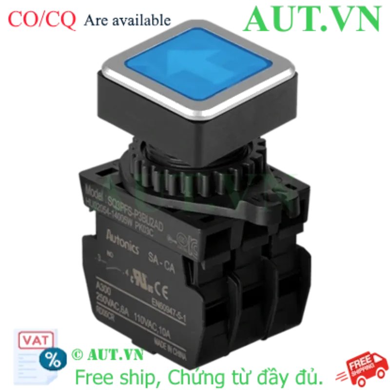 Ảnh của Công tắc nút nhấn Autonics SQ3PFS-P3BU2ADM