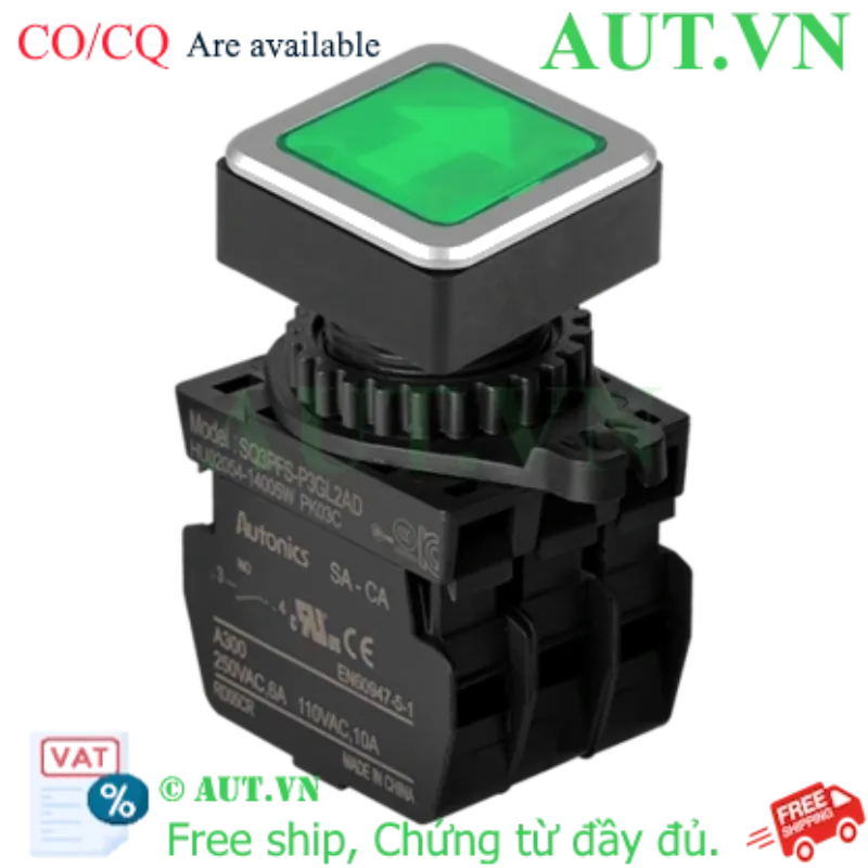Ảnh của Công tắc nút nhấn Autonics SQ3PFS-P3GL2AD