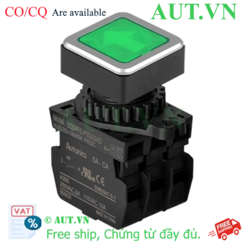 Ảnh của Công tắc nút nhấn Autonics SQ3PFS-P3GU2ADM