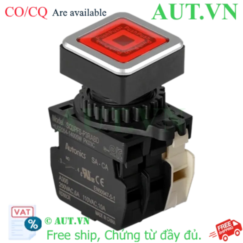 Ảnh của Công tắc nút nhấn Autonics SQ3PFS-P3RABDM