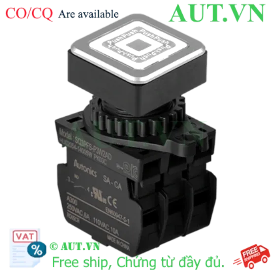 Ảnh của Công tắc nút nhấn Autonics SQ3PFS-P3W2AD