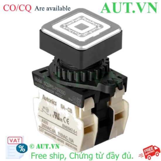 Ảnh của Công tắc nút nhấn Autonics SQ3PFS-P3W2BD