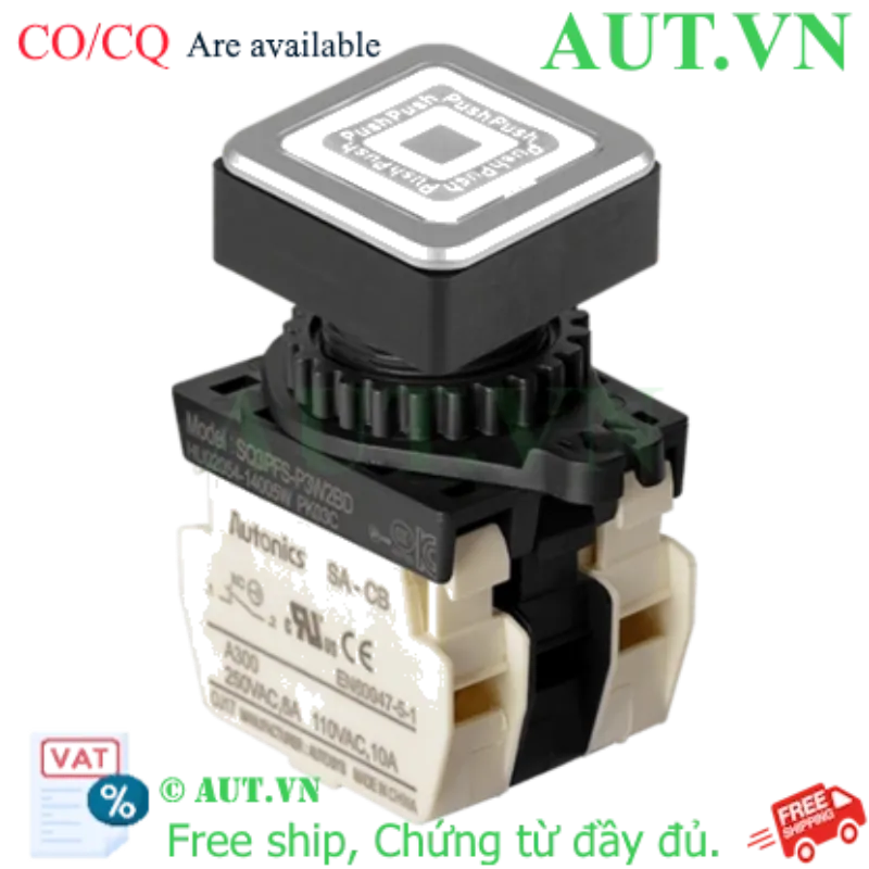 Ảnh của Công tắc nút nhấn Autonics SQ3PFS-P3W2BD