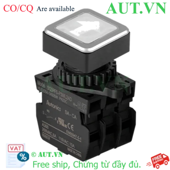 Ảnh của Công tắc nút nhấn Autonics SQ3PFS-P3WL2AD