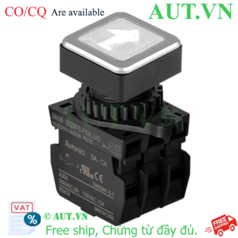 Ảnh của Công tắc nút nhấn Autonics SQ3PFS-P3WL2AD