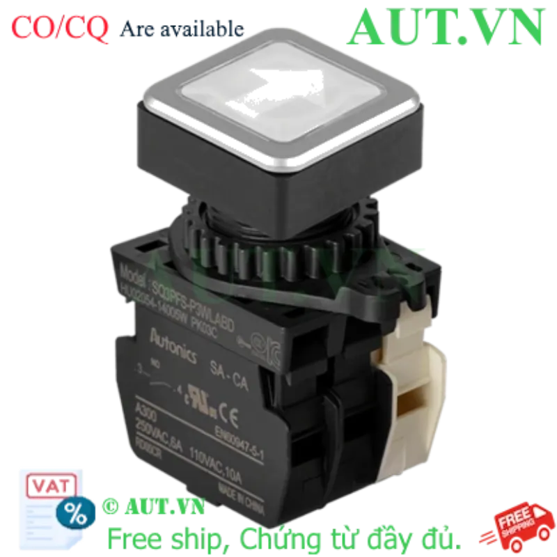 Ảnh của Công tắc nút nhấn Autonics SQ3PFS-P3WLABDM
