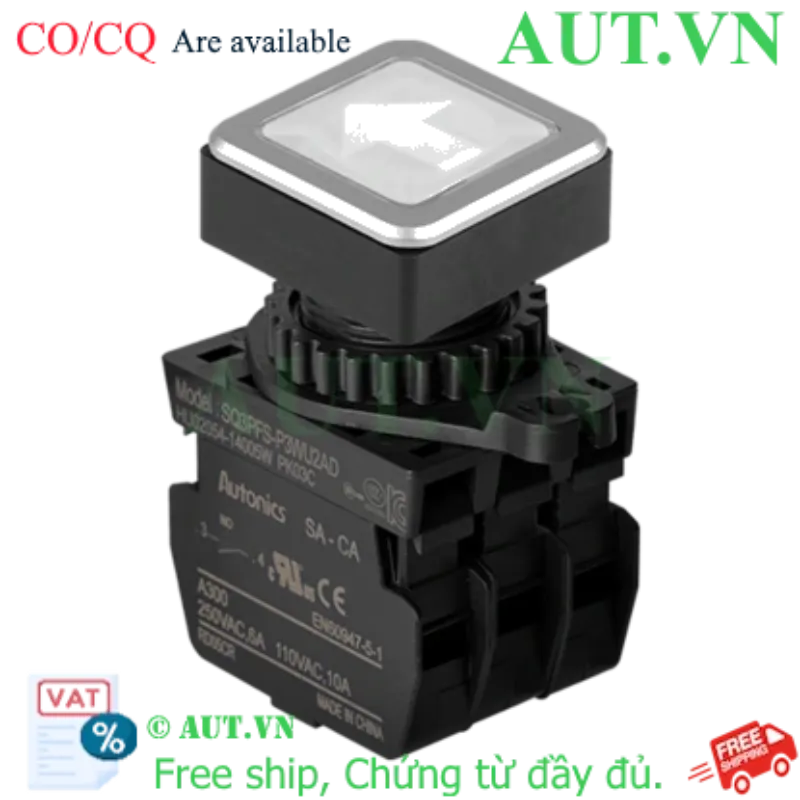 Ảnh của Công tắc nút nhấn Autonics SQ3PFS-P3WU2AD