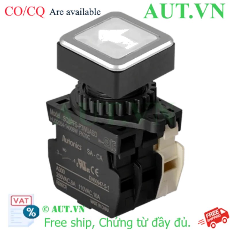 Ảnh của Công tắc nút nhấn Autonics SQ3PFS-P3WUABDM
