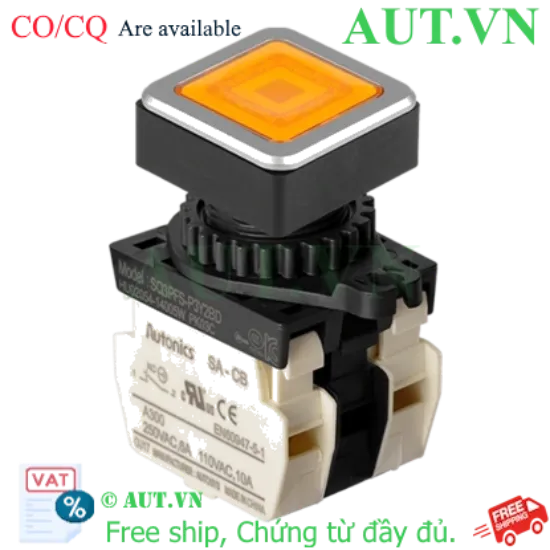 Ảnh của Công tắc nút nhấn Autonics SQ3PFS-P3Y2BD