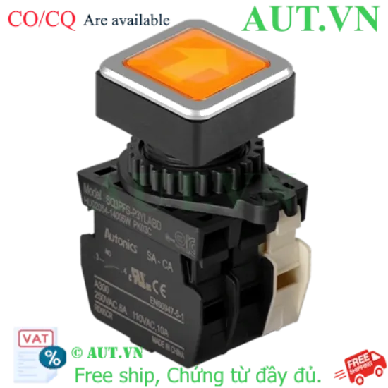 Ảnh của Công tắc nút nhấn Autonics SQ3PFS-P3YLABDM