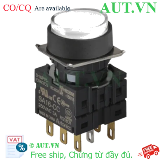 Ảnh của Công tắc nút nhấn Autonics S16PR-E4W2C12