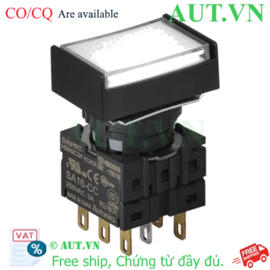 Ảnh của Công tắc nút nhấn Autonics S16PRT-H4W2C5