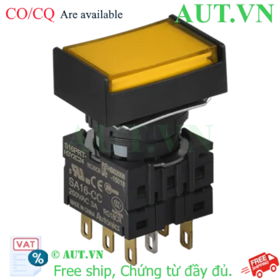 Ảnh của Công tắc nút nhấn Autonics S16PRT-H4Y2C5