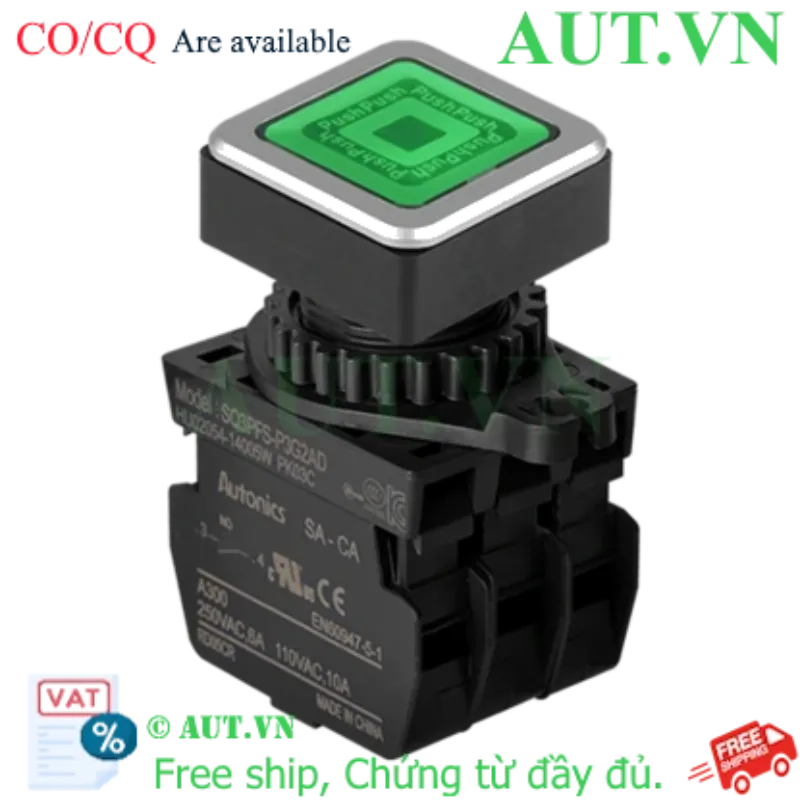 Ảnh của Công tắc nút nhấn Autonics SQ3PFS-P3G2AL