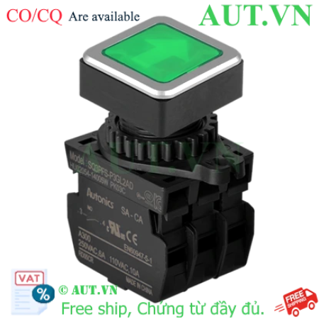 Ảnh của Công tắc nút nhấn Autonics SQ3PFS-P3GL2AL