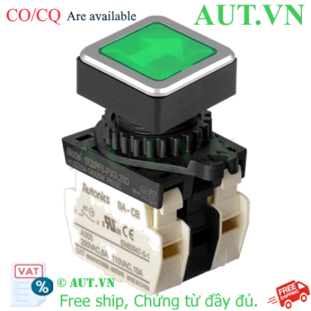Ảnh của Công tắc nút nhấn Autonics SQ3PFS-P3GL2BLM