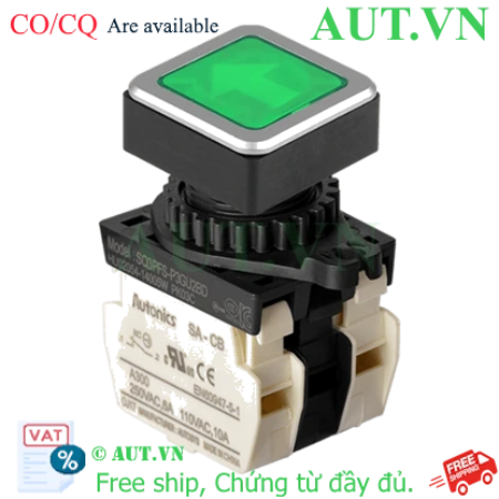 Ảnh của Công tắc nút nhấn Autonics SQ3PFS-P3GU2BL